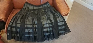 Black pleated skirt M & S Autograph size 12 - Picture 1 of 6