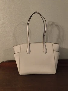 Michael Kors Tasche Marilyn Medium Top-Zip Leder, Handtasche weiß - Bild 1 von 8