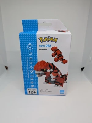 Nanoblock Pokémon Groudon New In Box - Image 1 of 2