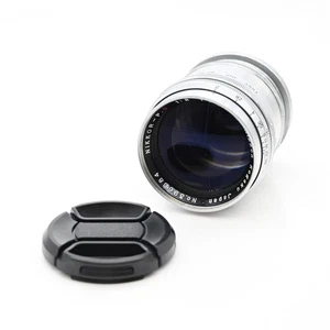 Nikon Nikkor 8.5cm 85mm f2 P.C Rangefinder Lens Chrome Japan #684 - Bild 1 von 7