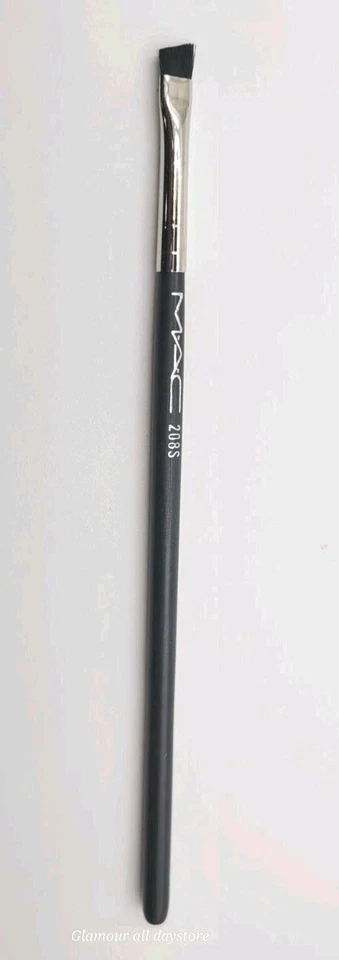 Mac Angled Brow Brush 208s Authentic in Plastic Sleeve Fast