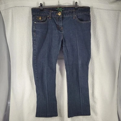 Dorothy Perkins Jeans Womens Size 14 Blue Dark Wash Slim Straight Leg Classic - Image 1 of 4