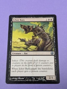 MTG Magic the Gathering: Scars of Mirrodin: Ichor Rats #67/249 Uncommon - LP - Picture 1 of 4