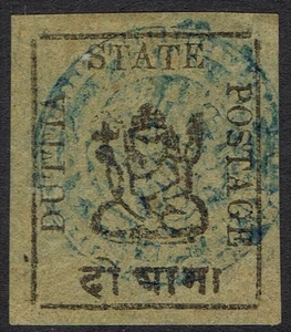 DUTTIA 1897 GANESH 2A UNGEBRAUCHT - OHNE GUMMIERUNG WIE AUSGEGEBEN - Bild 1 von 2