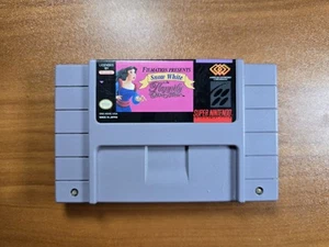 SNOW WHITE IN HAPPILY EVER AFTER SUPER NINTENDO SNES VIDEO GAME AUTHENTIC - Picture 1 of 4