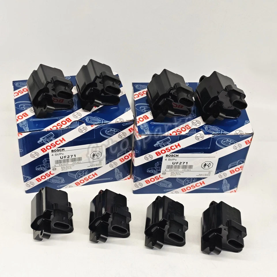8 Pack Bosch Ignition Coils UF271 for Chevy GMC 4.8L 5.3L 6.0L D581 12558693 - Imagem 1 de 4