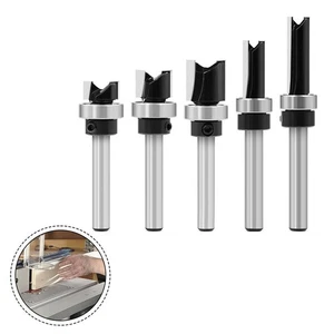 Flush Trim Router Bits Set with Bearing for Woodworking and Pattern Making Use - Picture 1 of 24