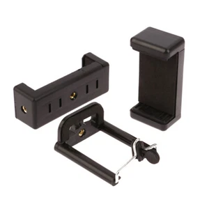 Two-Hole Mobile Phone Clip Adapter For Tripod Monopod Holder Clamp - Photo 1 sur 15