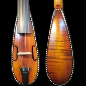 Estilo barroco madera maciza Pochette CANCIÓN violín marca 7 3/4", sonido cálido dulce - Imagen 1 de 8
