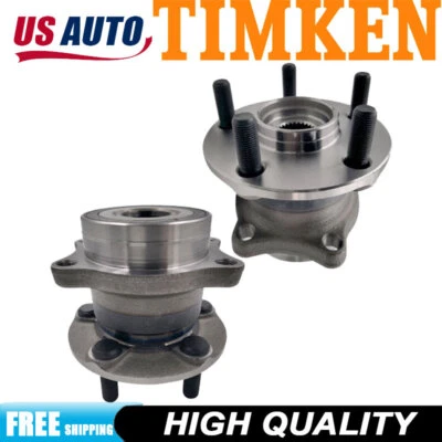 TIMKEN Rear Wheel Bearing Hub Assembly Pair Fits Subaru Outback Legacy 2010-2014 - Imagem 1 de 4