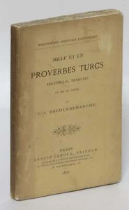 J.-A Decourdemanche, Jean-Adolphe / Tausend und ein türkisches Sprichwort 1st #196434 - Bild 1 von 1