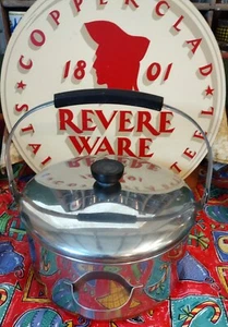 Revere Ware 4.5 Qt. Stock Pot w/ Lid & Handle1801 Copper Bottom - Picture 1 of 4