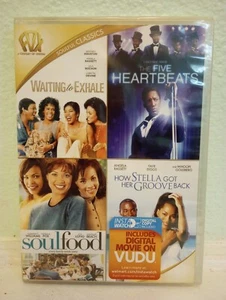Soulful Classics DVD Set Waiting To Exhale/Soulfood/The Five Heartbeats/How Stel - Picture 1 of 3