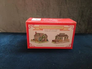 1999 Liberty Falls Hillside Farm And Hillside Cow Barn Set - Imagen 1 de 9