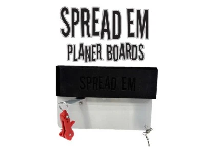 Spread Em Planer Boards - Large 10" - Gen 4 - Catfish, Striper, Salmon, etc. - Image 1 of 4
