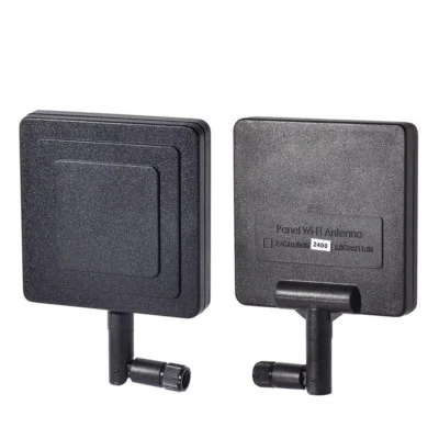 2pcs 2.4GHz 8dBi RP-SMA WiFi Panel Screw-On Swivel Antenna for WiFi Router - image 1 of 4