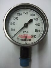 HELICOID Pressure Gauge 0-5000 Psi Gage Made in USA Part No: E3M2J5A000000   