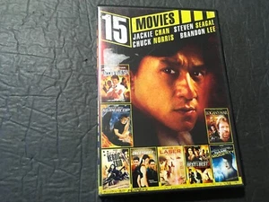 15 Movies Action Jackie Chan, Chuck Norris, Steven Seagal, Brandon Lee - Picture 1 of 5