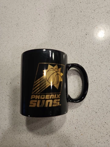 Phoenix Suns Vintage Black Gold Coffee Mug NBA Cover