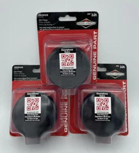 3-Pack Briggs & Stratton Oil Filter 5049K, 492932, 492932S, 5049A, 5049B, 5049W - Picture 1 of 3