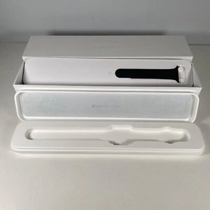 Apple Watch 42mm Space Gray Aluminum Black Sport Band - BOX/CASE ONLY/NO WATCH - Picture 1 of 7