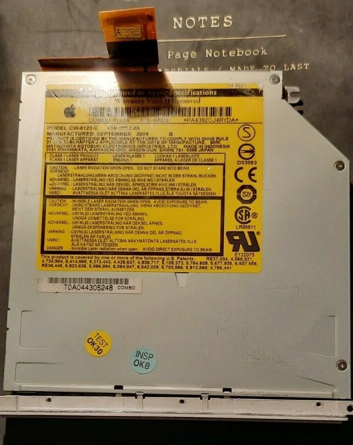 IBM/Apple Combo 8123A, 678-0483F SATA 3.5 CD/DVD Rewriter - Image 1 of 4