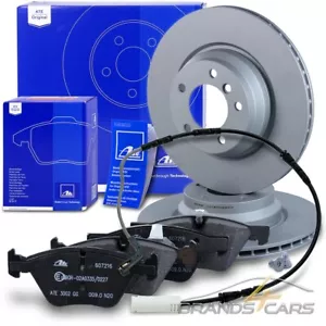 ATE BREMSSCHEIBEN +BREMSBELÄGE +KONTAKT VORNE FÜR BMW 1-ER E81 E87 3-ER E90 E91 - Bild 1 von 12