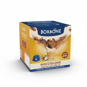64 CAPSULE Caffè Borbone GUSTO NOCCIOLONE COMPATIBILE DOLCE GUSTO - Foto 1 di 10