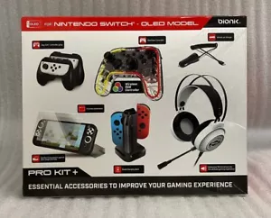 Bionik Nintendo Pro Kit + Essential Accessories - Picture 1 of 4