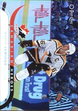 2009-10 O-Pee-Chee Canadian Heroes Foil Hockey Card #CBH18 Mario Lemieux