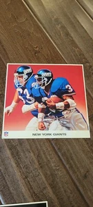 1985 ROWNTREES DRIFTER NFL FOOTBALL CARD FROM ENGLAND UK NEW YORK GIANTS RARE - Picture 1 of 1