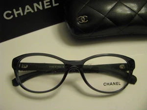 NEU Original Chanel 3243 C.1191 Tweed DUNKEL TRASP GRAU Brille - Bild 1 von 12
