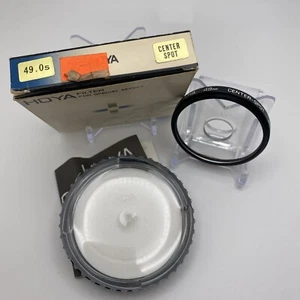 HOYA 49mm CENTER SPOT SCREW in OPTICAL GLASS FILTER - Picture 1 of 3