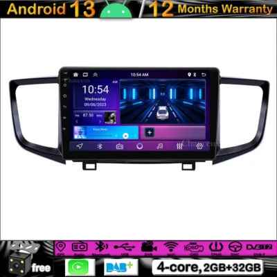 9"Android 13 Carplay Autoradio GPS SAT Navi DAB BT DVR For Honda Pilot 2016-2019 - Bild 1 von 4