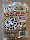 BMC U.S Tan Soldiers Plastic Army Woman Figures