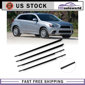 For 2011-2023 Mitsubishi Outlander Sport Window Sweep Seals Weatherstrip 4x - Picture 1 of 5