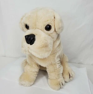 Vintage 80er Shar Pei Welpe Plüsch Hund Stofftier Baby Falten Prestige Spielzeug - Bild 1 von 12