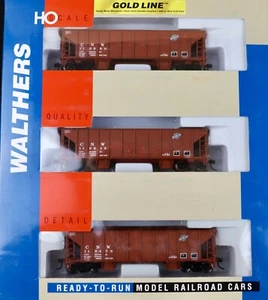 Walters Gold Line Ballast Hoppers (3-Pack) Chicago & North Western 932-34226 NEW - Picture 1 of 2