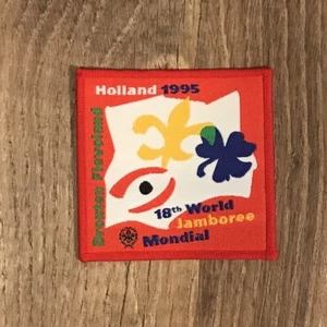 1995 Boy Scout World Jamboree PARTICIPANT Pocket Patch :: Rare, Mint Condition! - Picture 1 of 1