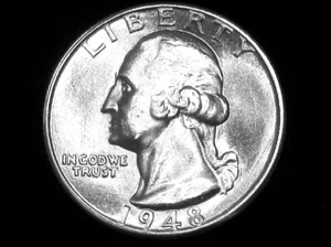 1948-D Washington Quarter --- Choice Uncirculated - Picture 1 of 10