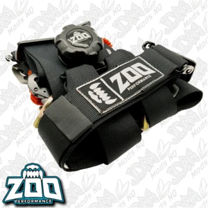 Zoo Performance 2" FIA Approved 6-Point Race Harness Black - Picture 1 of 9