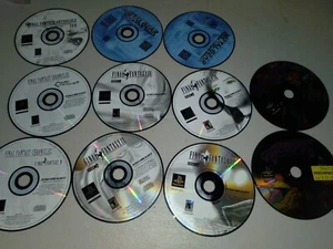 Lot of (11) PS1 (Sony PlayStation 1 games,discs only~final Fantasy +more☆189 - Picture 1 of 11