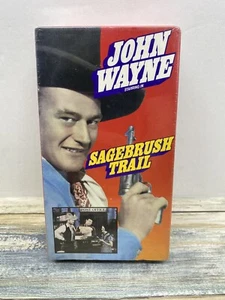 John Wayne Sealed Sagebrush Trail VHS 1987 John Wayne Brand New - Picture 1 of 5