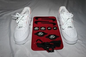 Nike Air Force 1/1 Low White Varsity Red Black DC9895-100 Men's Size 6. No Lid - Picture 1 of 3