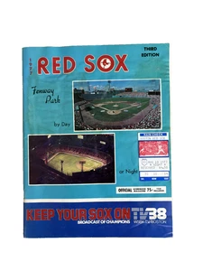 1977 Red Sox Fenway Park Program Scorebook Magazine Third Edition w/ Ticket Stub - Picture 1 of 3