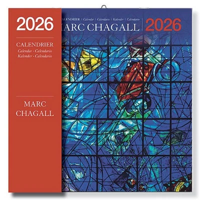 Calendrier mural, Marc Chagall 30x30cm (2026) - Photo 1/4