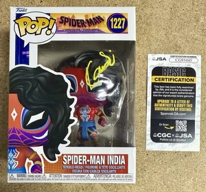 Funko Pop India Spider-Man firmado por Karan Soni! #1227 Spider-Verse con certificado de autenticidad JSA - Imagen 1 de 9