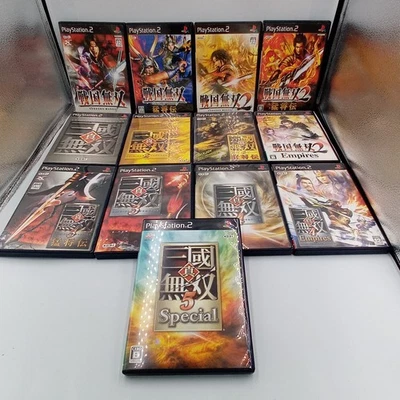 Shin Sangoku Musou Dynasty Warriors Complete Master Set of 13 PS2 Japan CIB - Image 1 of 4