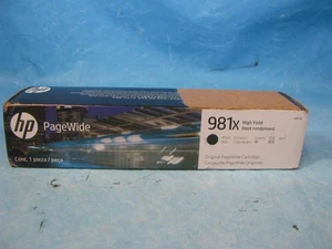 GENUINE HP 981X BLACK HIGH YIELD INK CARTRIDGE PAGEWIDE ENTERPRISE 556 - L0R12A - Picture 1 of 1