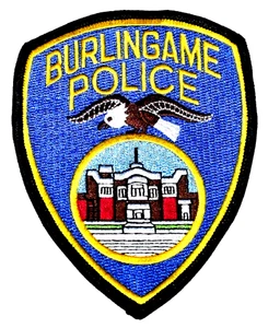 Parche de policía del sheriff de Burlingame California CA COURTHOUSE EAGLE A2 - Imagen 1 de 1